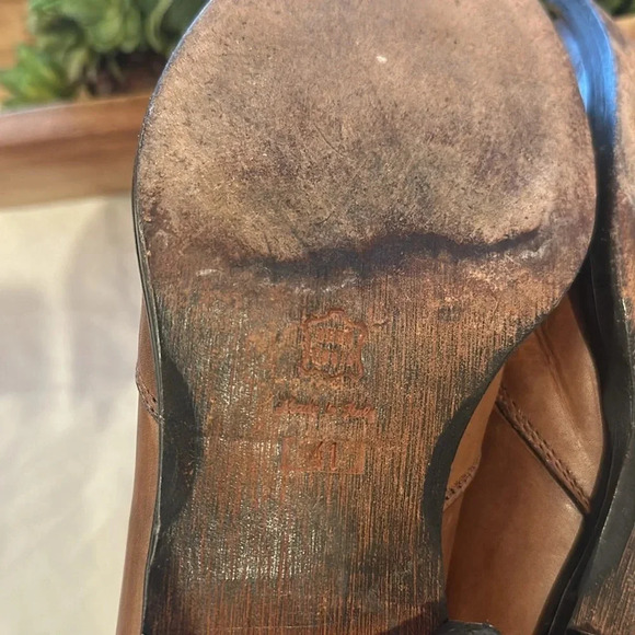 C&B Made in Italy‎ men’s leather pointed top half boot dress shoes size 41  EUC - Picture 9 of 9